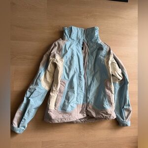 Women’s north face jacket medium light blue